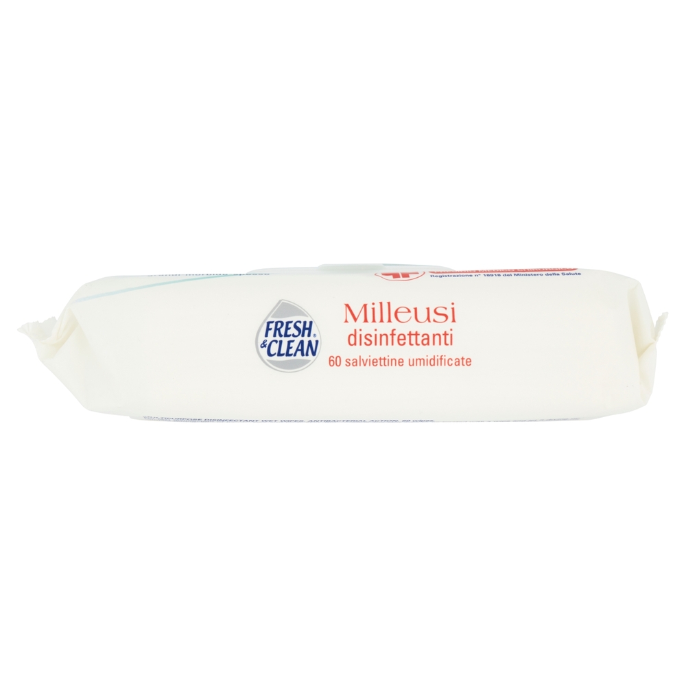 Fresh & Clean Milleusi disinfettanti salviettine umidificate 60 pz